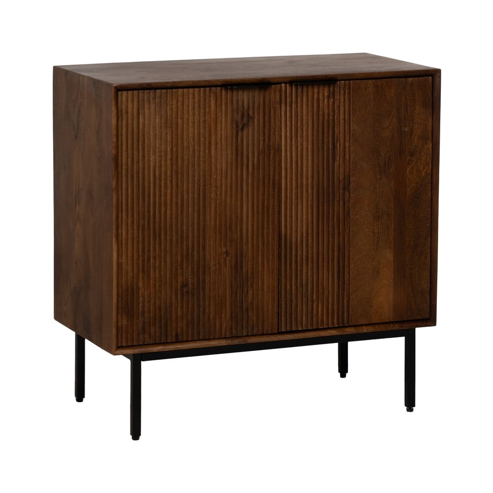Barna mangófa szekrény 80x80x40 cm Sagara – Ixia