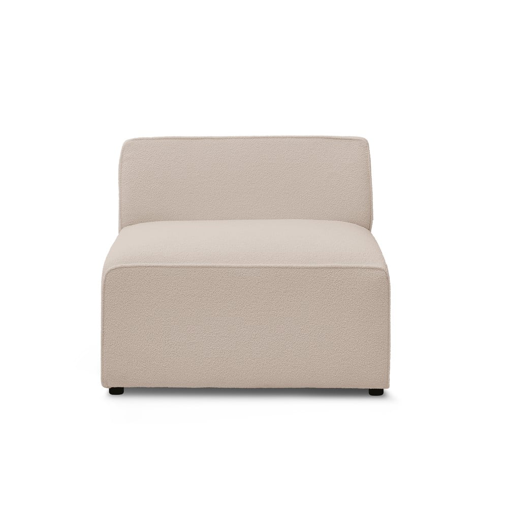 Bézs buklé kanapé modul (középső rész) Megeve – Bobochic Paris