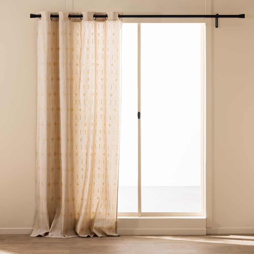 Bézs függöny 140x280 cm Ondine – douceur d'intérieur