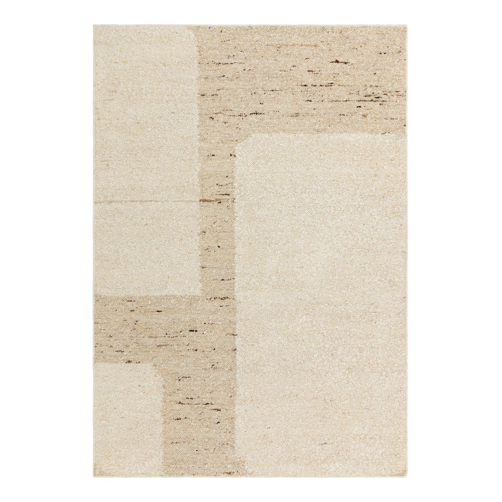 Bézs kétoldalas-kézi szövésű gyapjú szőnyeg 120x170 cm Napa Tumbla – Asiatic Carpets