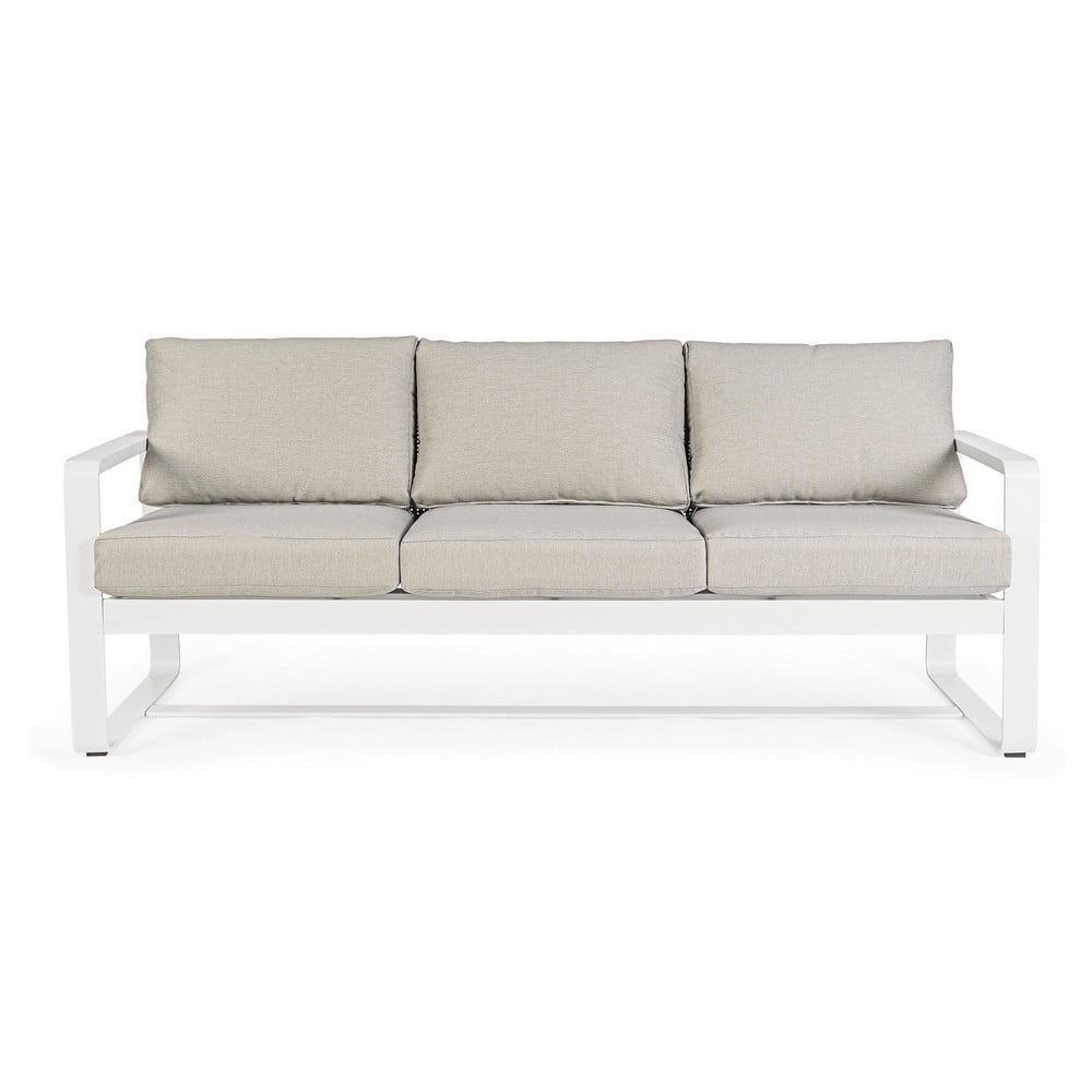 Fehér alumínium kerti kanapé Merrigan   – Bizzotto