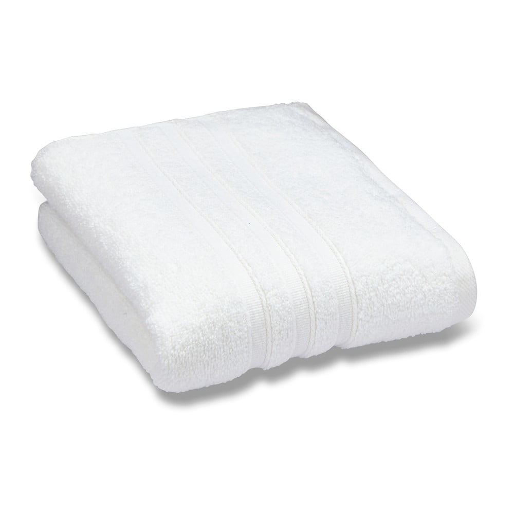 Fehér frottír pamut törölköző 50x85 cm Zero Twist – Catherine Lansfield