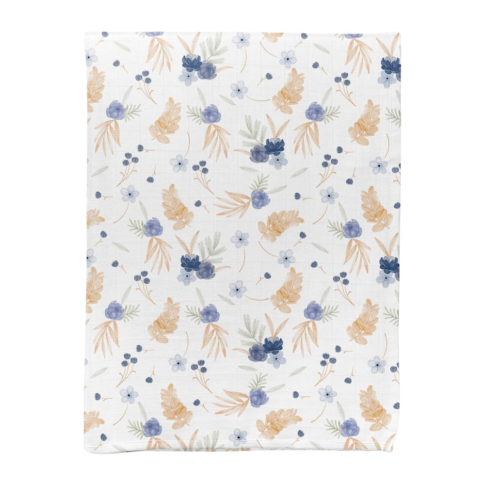 Fehér muszlin gyerek takaró 75x100 cm Mina – Mijolnir