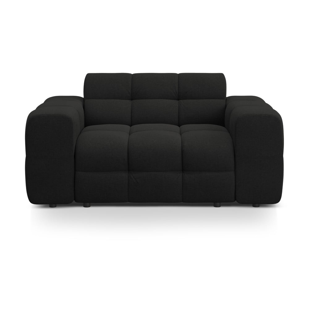 Fekete kanapé 156 cm Kendal – Micadoni