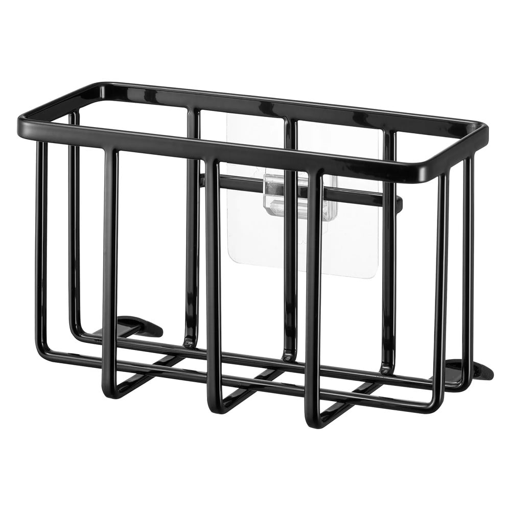 Fekete öntapadós fém mosogatóeszköz tartó Film Hook – YAMAZAKI