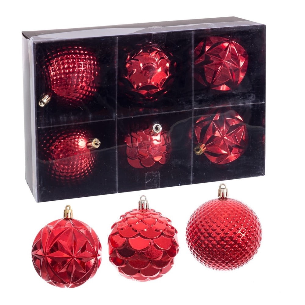 Karácsonyfadísz készlet 6 db-os ø 8 cm – Casa Selección