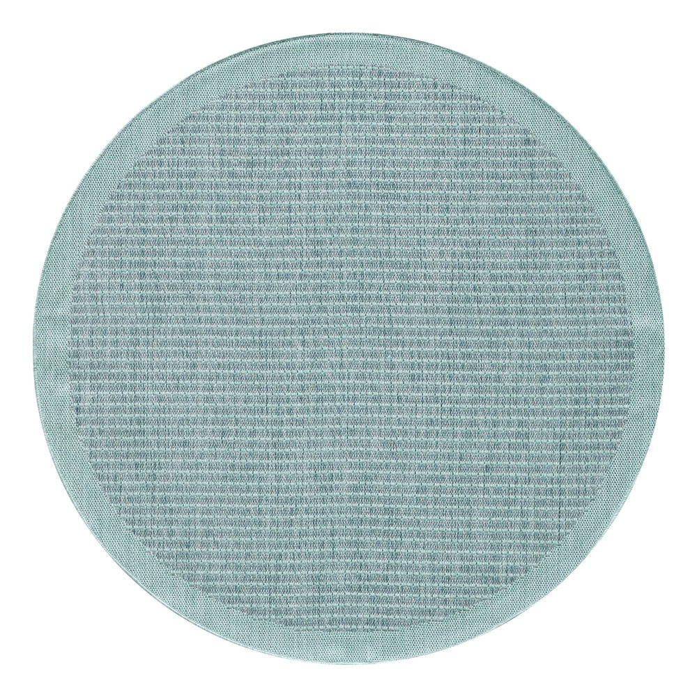 Kék kerek kültéri-beltéri szőnyeg ø 120 cm Giza 1410 – Ayyildiz Carpets