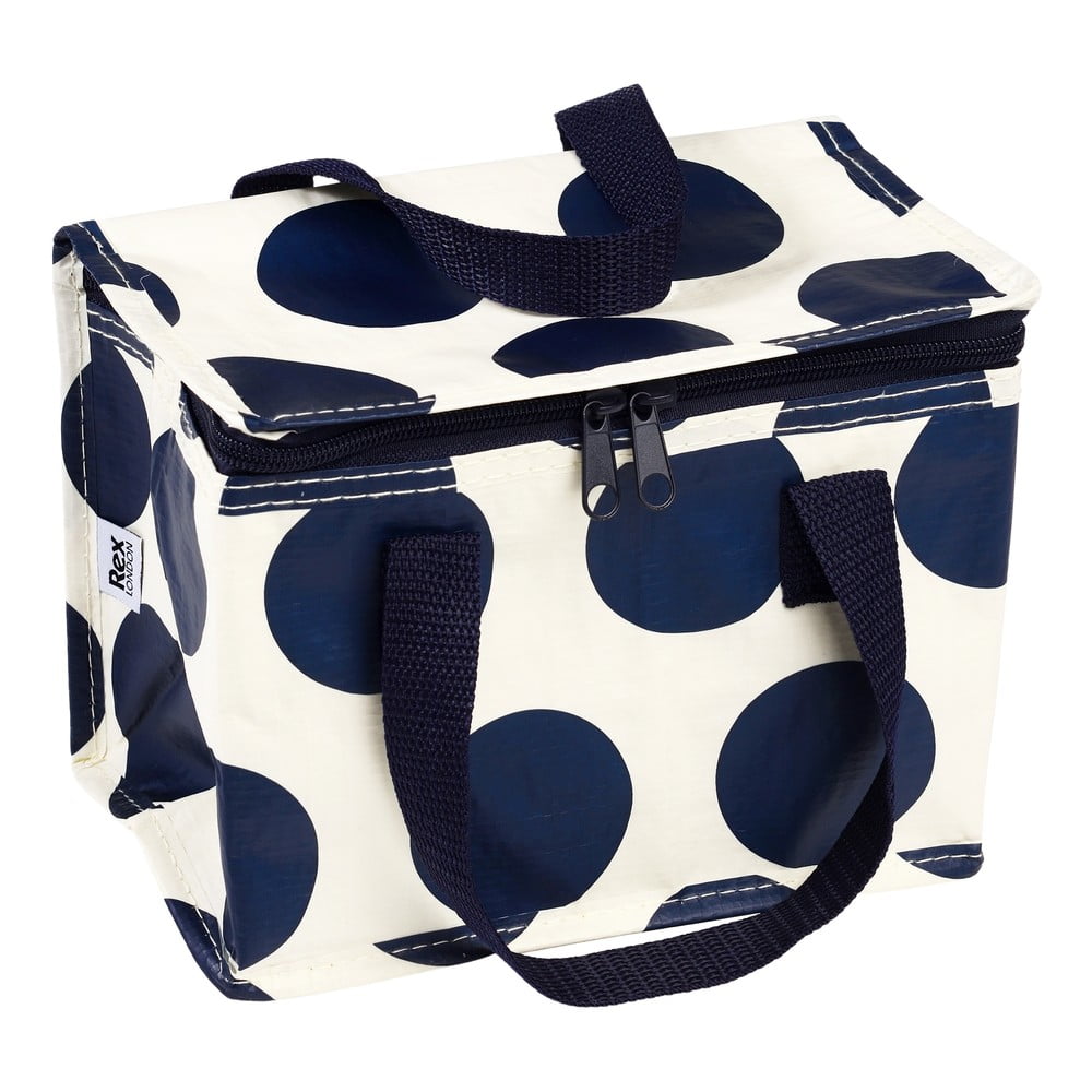 Kék-krémszínű hűtőtáska Spotlight – Rex London