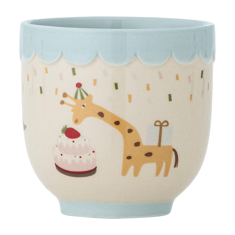 Kék-krémszínű kőedény gyerek bögre 150 ml Celebrate – Bloomingville Mini