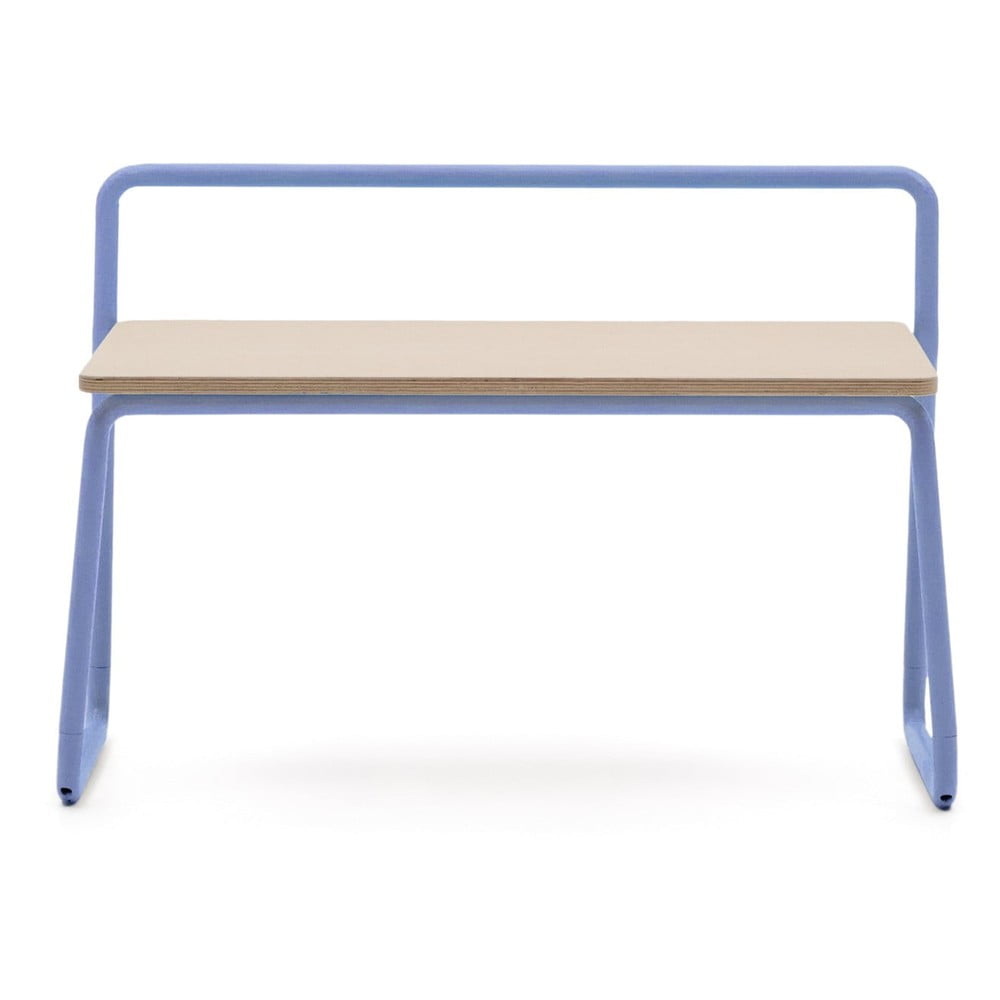 Kék-natúr színű pad Tinn – Kave Home