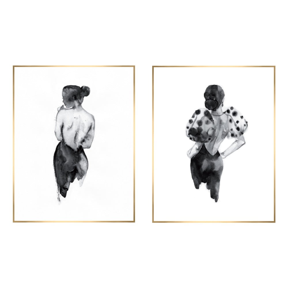 Kép szett 2 db-os 30x40 cm Woman Sketch – knor
