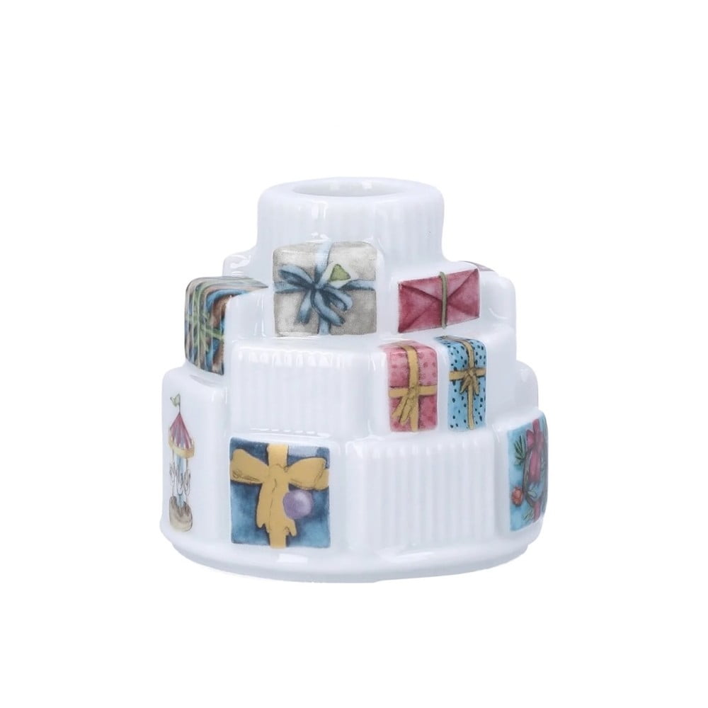 Kerámia gyertyatartó karácsonyi mintával Hammershøi Christmas Gifts – Kähler Design