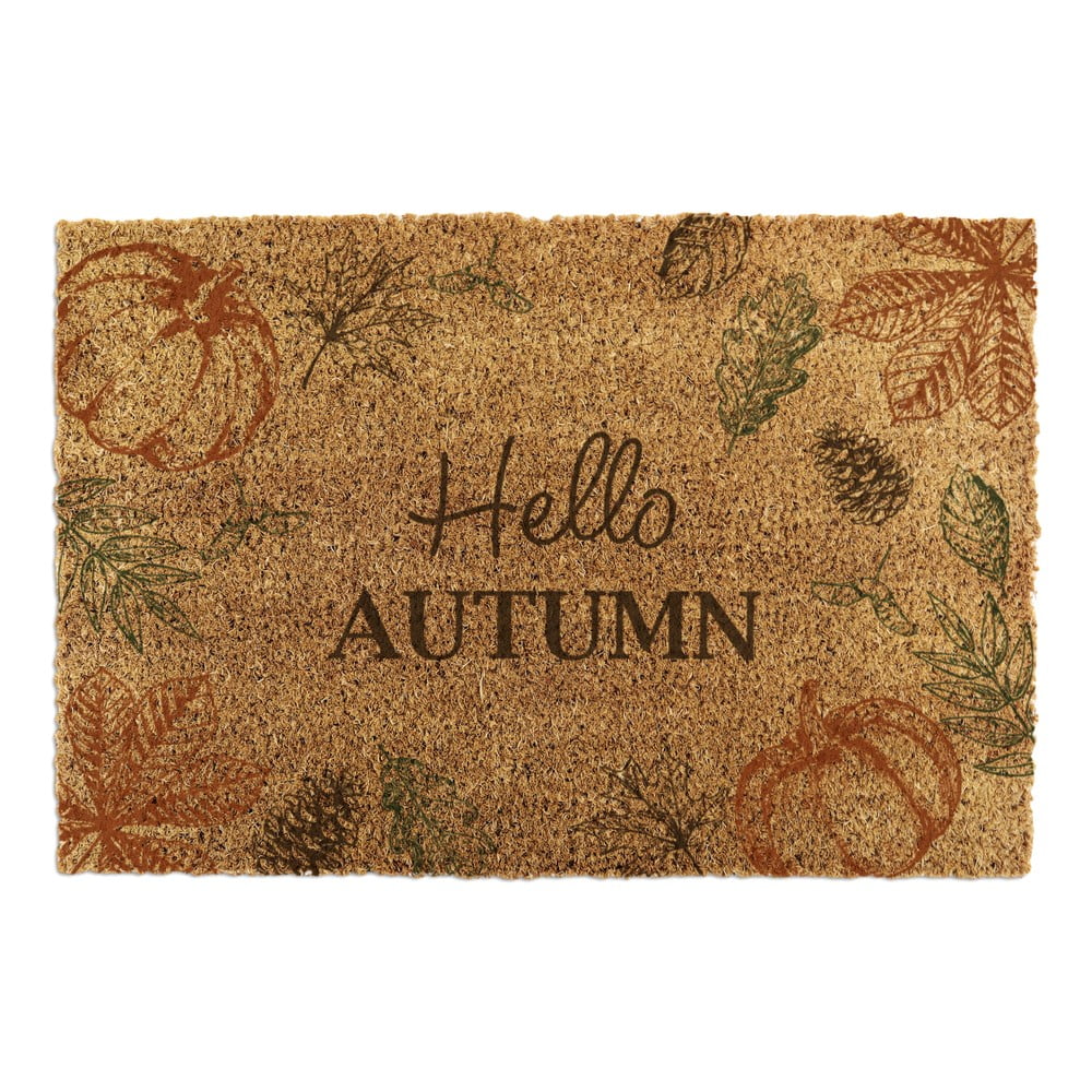 Kókuszrost lábtörlő 40x60 cm Hello Autumn – Artsy Doormats