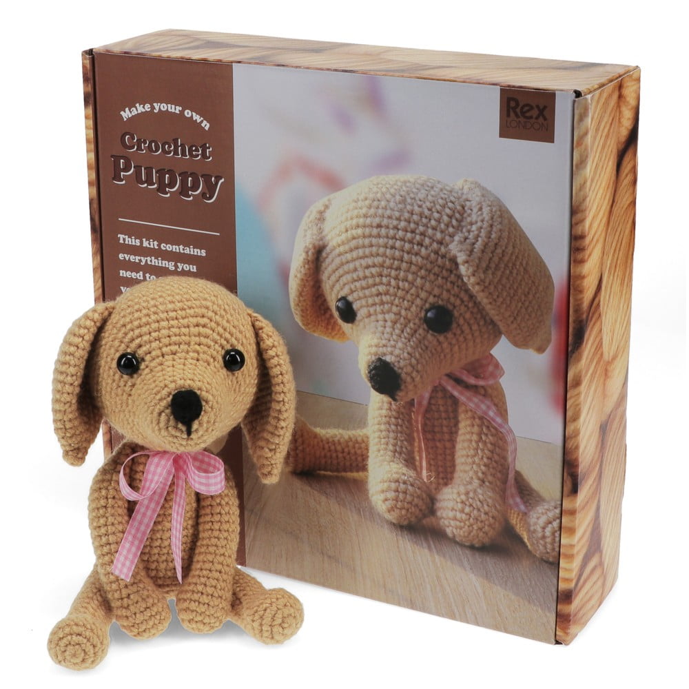 Kreatív készlet DIY Crochet Puppy – Rex London