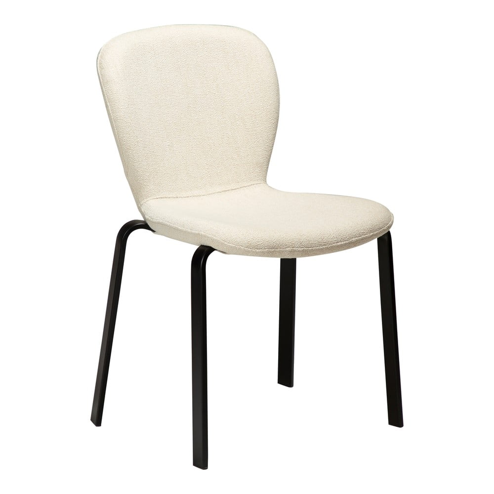 Krémszínű kárpitozott étkezőszék Heap – DAN-FORM Denmark