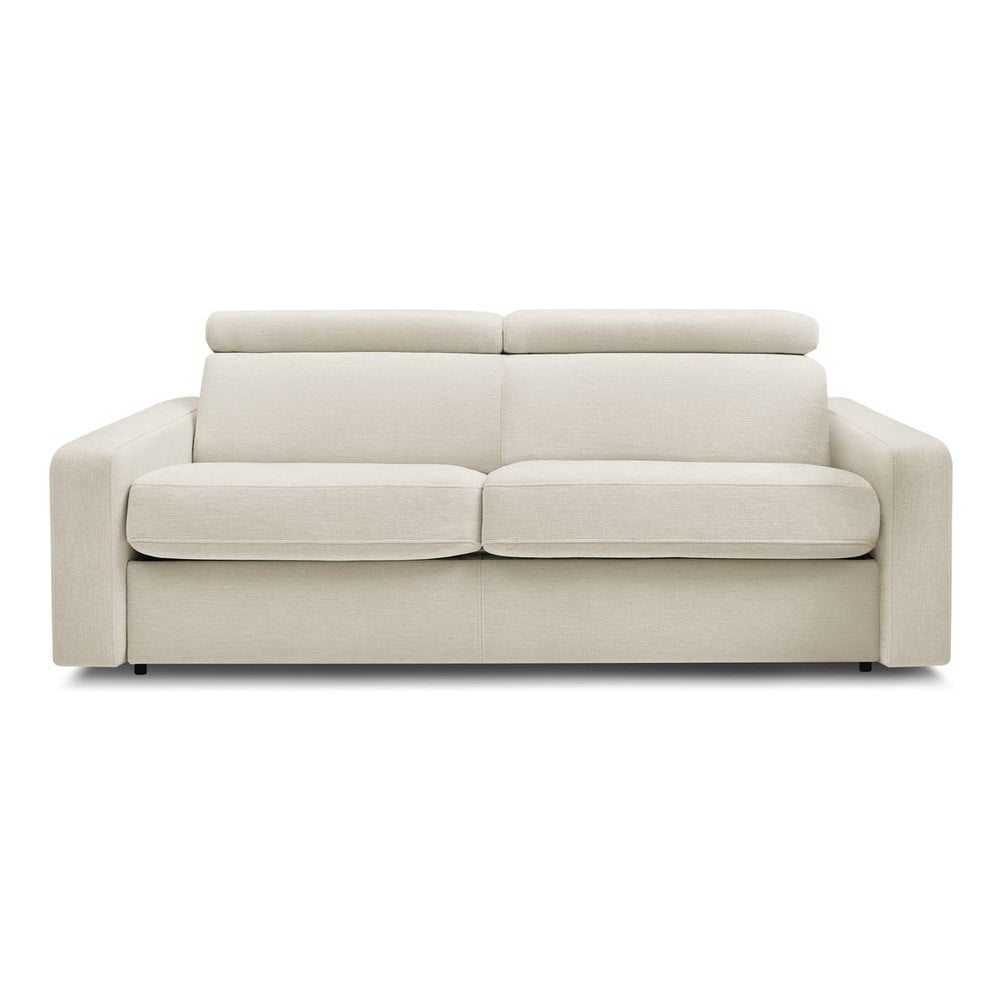 Krémszínű kinyitható kanapé 215 cm Monaco – Bobochic Paris