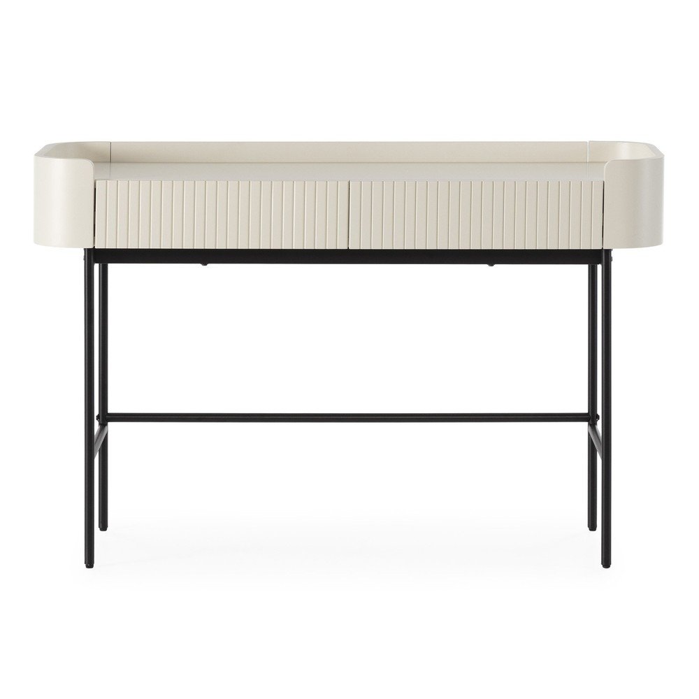Krémszínű konzolasztal 40x120 cm Willa – MOME