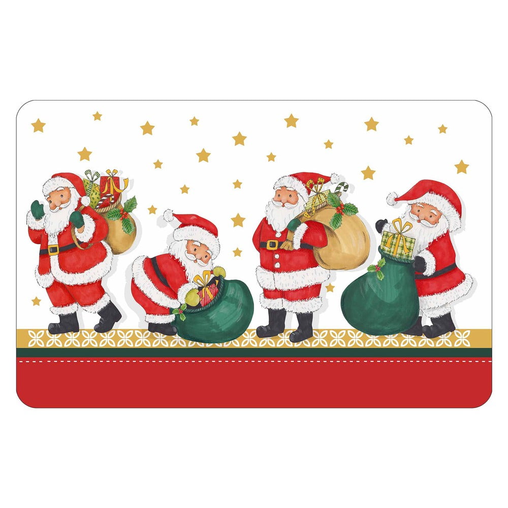 Műanyag tányéralátét karácsonyi mintával 28