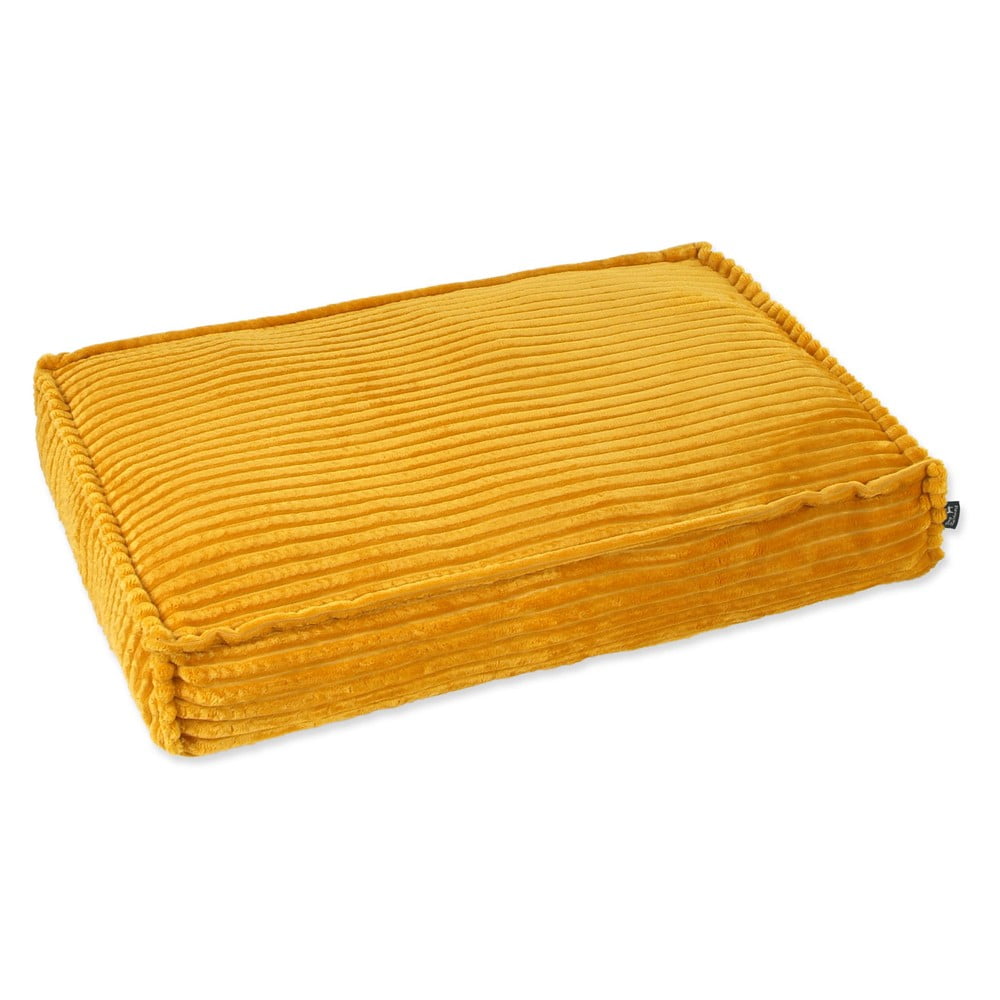 Mustársárga matrac kutyáknak 100x70 cm Dog Fantasy Stripe – Plaček Pet Products