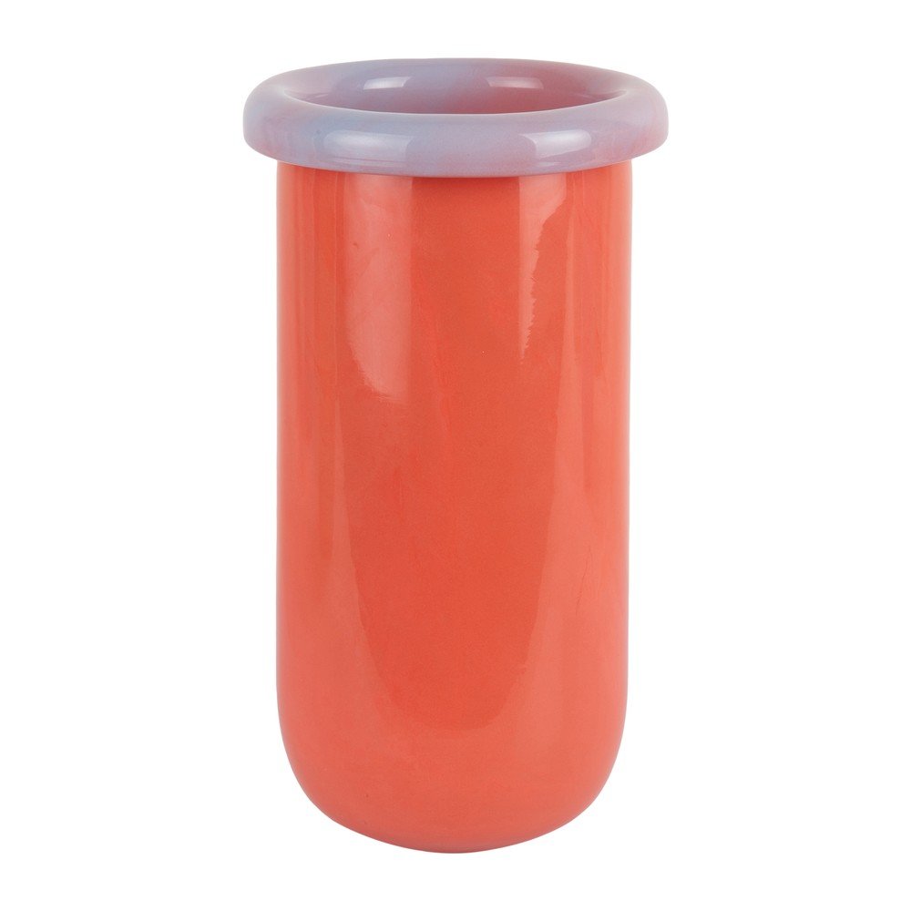 Narancssárga üveg váza (magasság 25 cm) Plegado  – PT LIVING