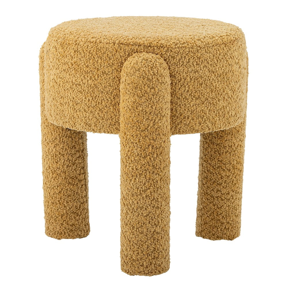 Okkersárga kárpitozott ülőke Bruno – Bloomingville