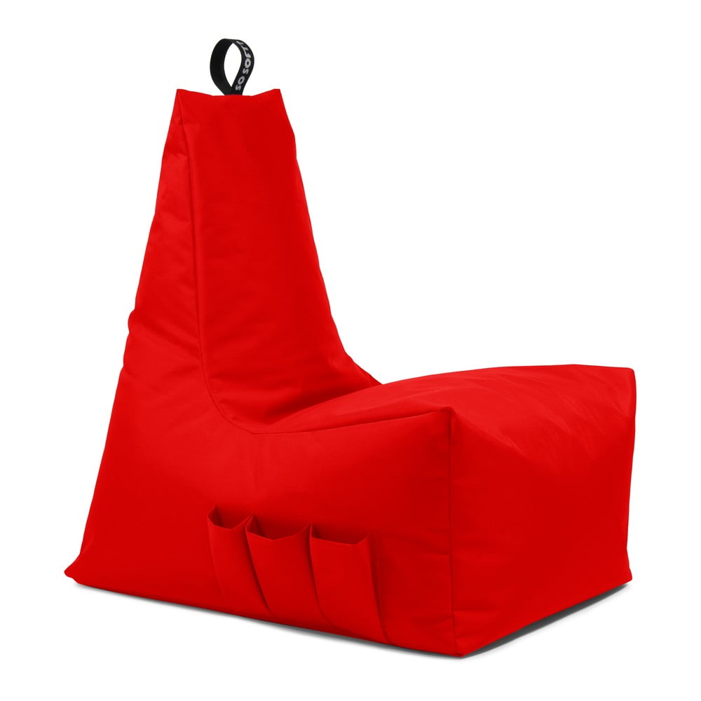 Piros babzsákfotel Icy Gamer XL – So Soft?