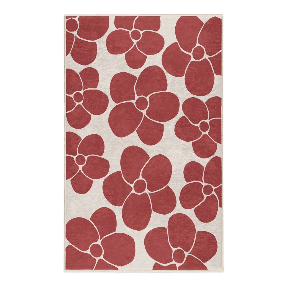 Piros mosható szőnyeg 60x100 cm Red Meadow – Mila Home