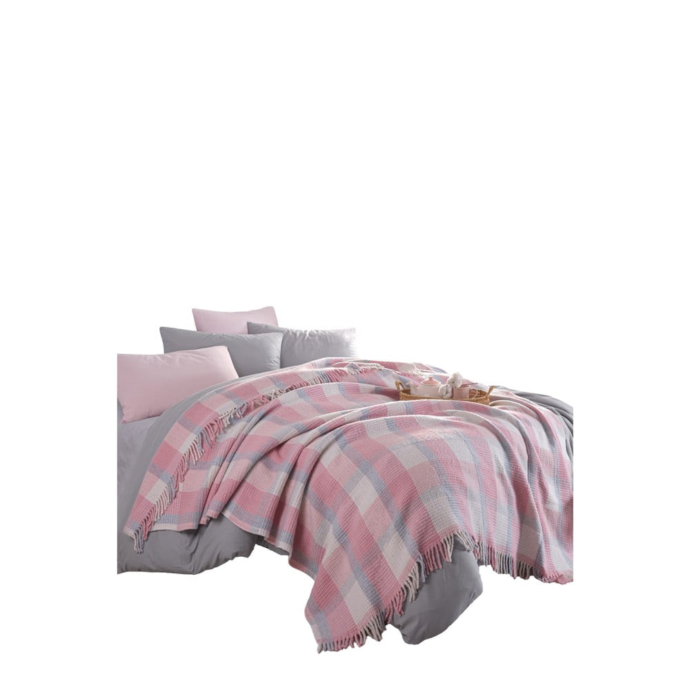 Rózsaszín ágytakaró 180x220 cm Warm Soft – Mijolnir