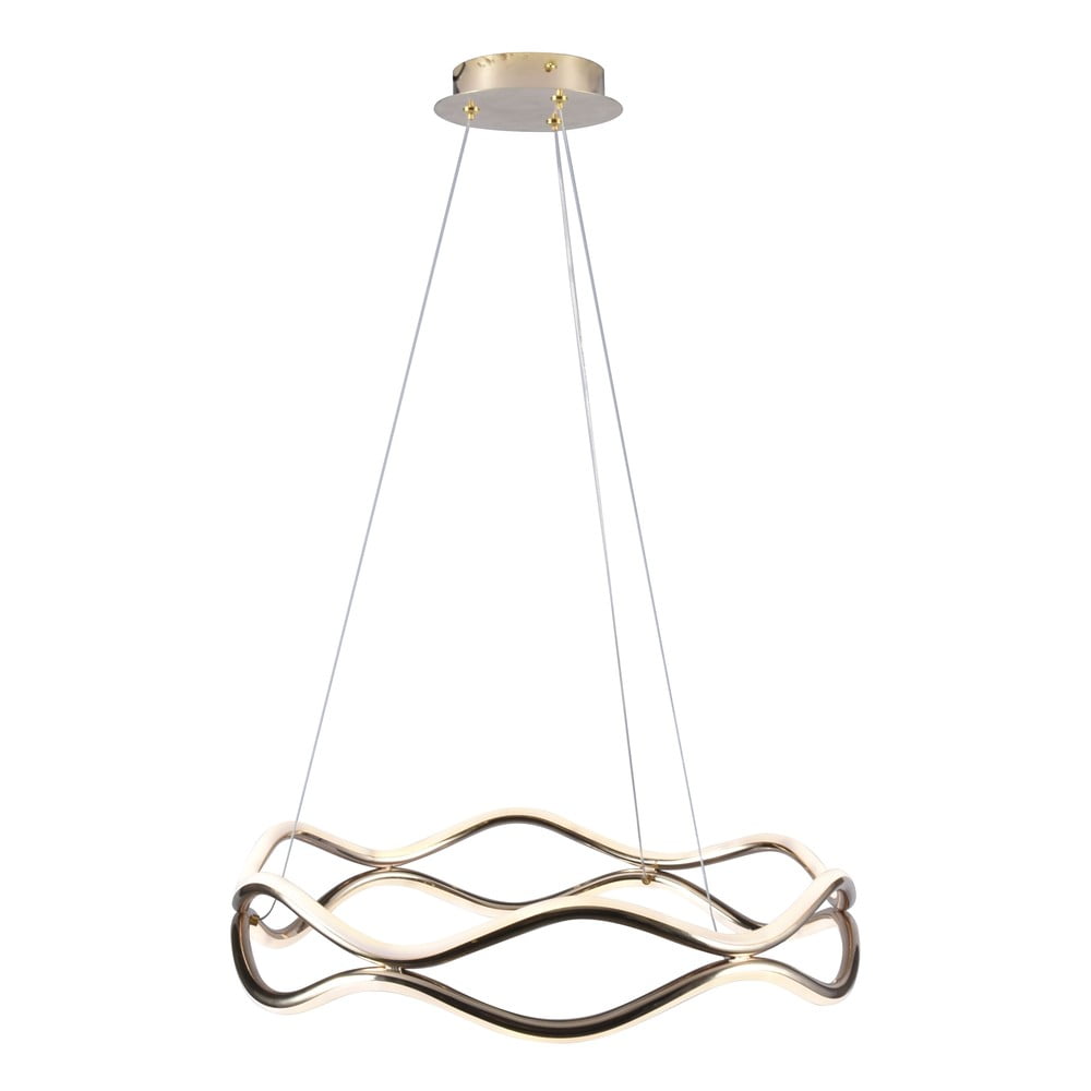 Sárgaréz színű LED függőlámpa ø 50 cm Vave – Candellux Lighting