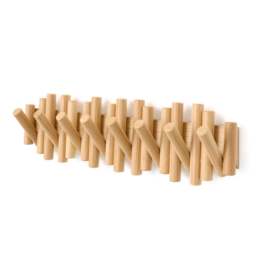 Sötétbarna borovi fenyő fali fogas 61 cm Picket – Umbra