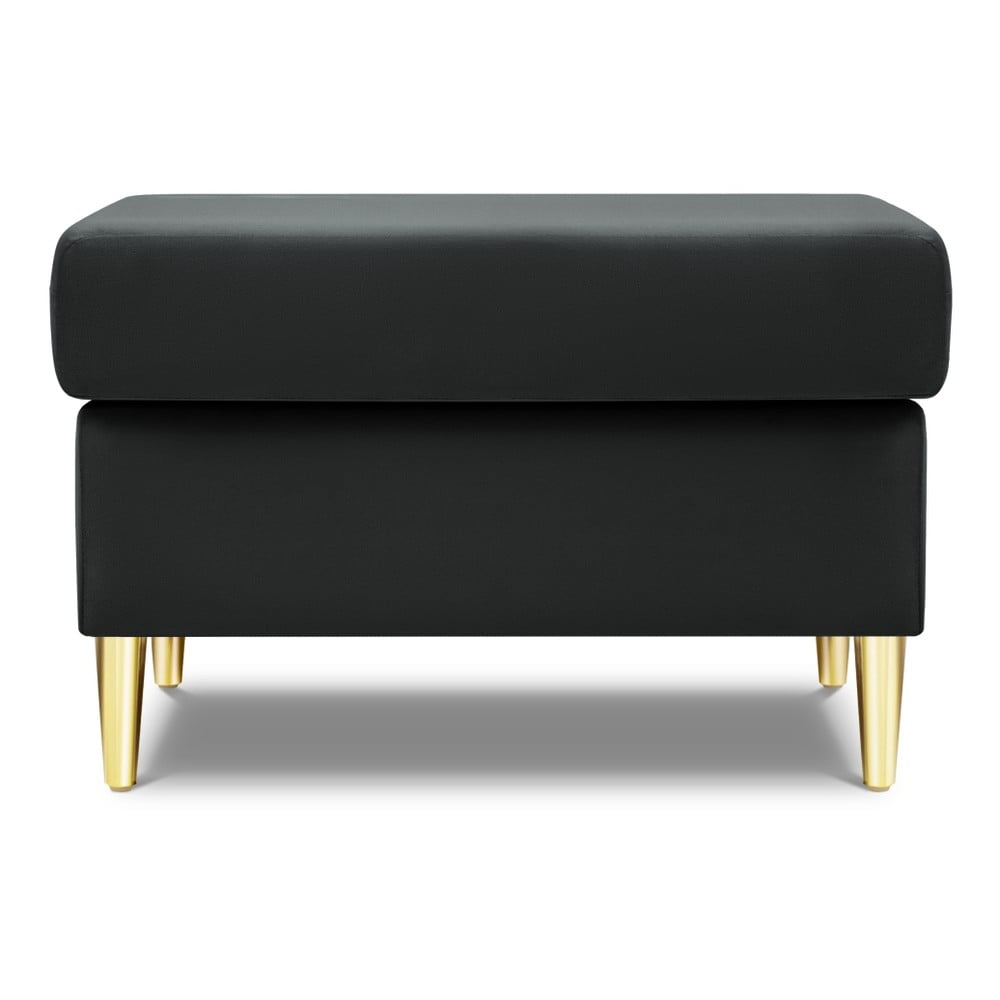 Sötétszürke bársony lábtartó Kyoto – Cosmopolitan Design