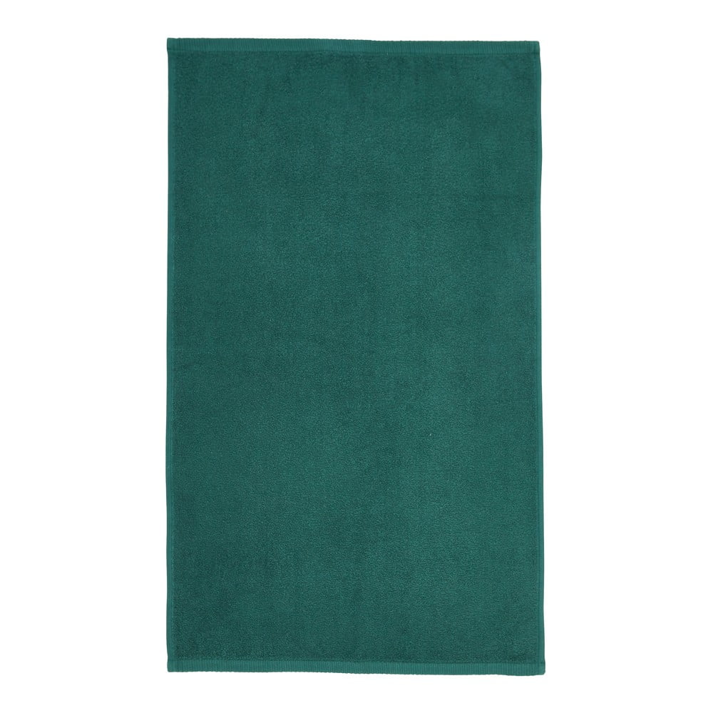 Sötétzöld gyorsan száradó frottír pamut fürdőlepedő 90x140 cm Quick Dry – Catherine Lansfield
