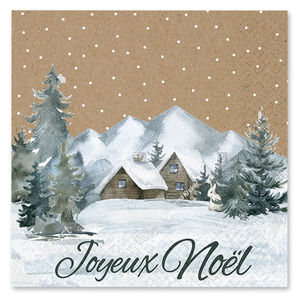 Szalvéta szett 20 db-os 33x33 cm Cottage – Homéa