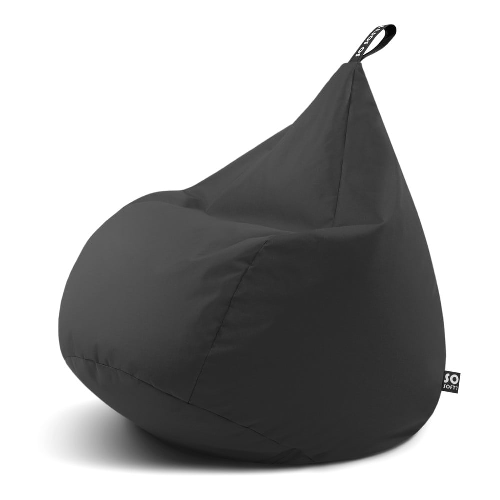 Szürke babzsákfotel Drop XL – So Soft?