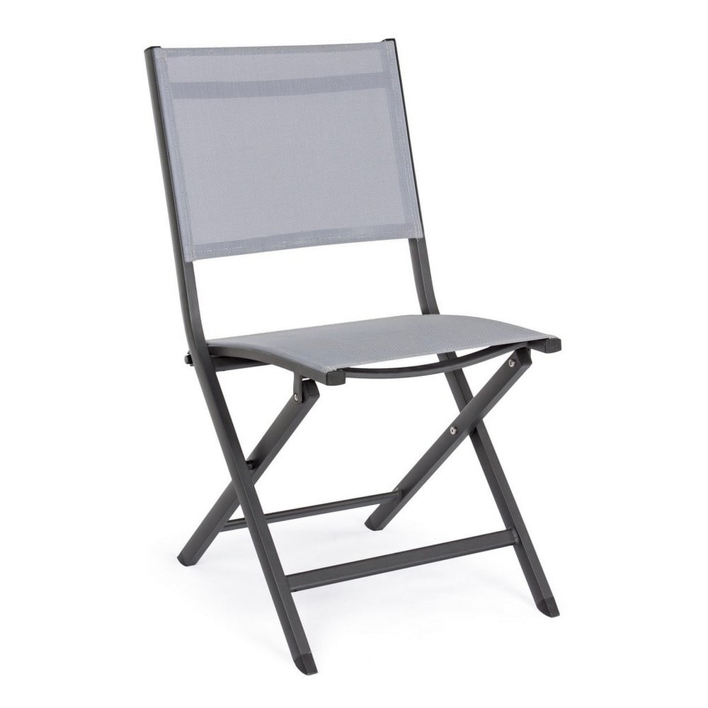 Szürke fém kerti szék Elin   – Bizzotto