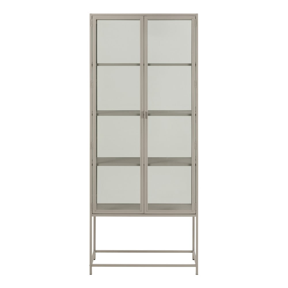 Szürke tálalószekrény 77x186x35 cm Seaford – Actona