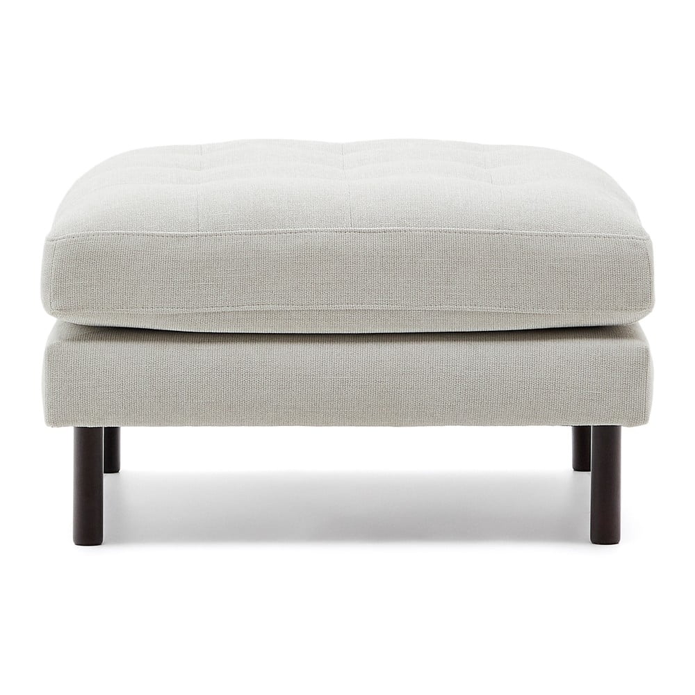 Szürkésbézs zsenília lábtartó Debra – Kave Home