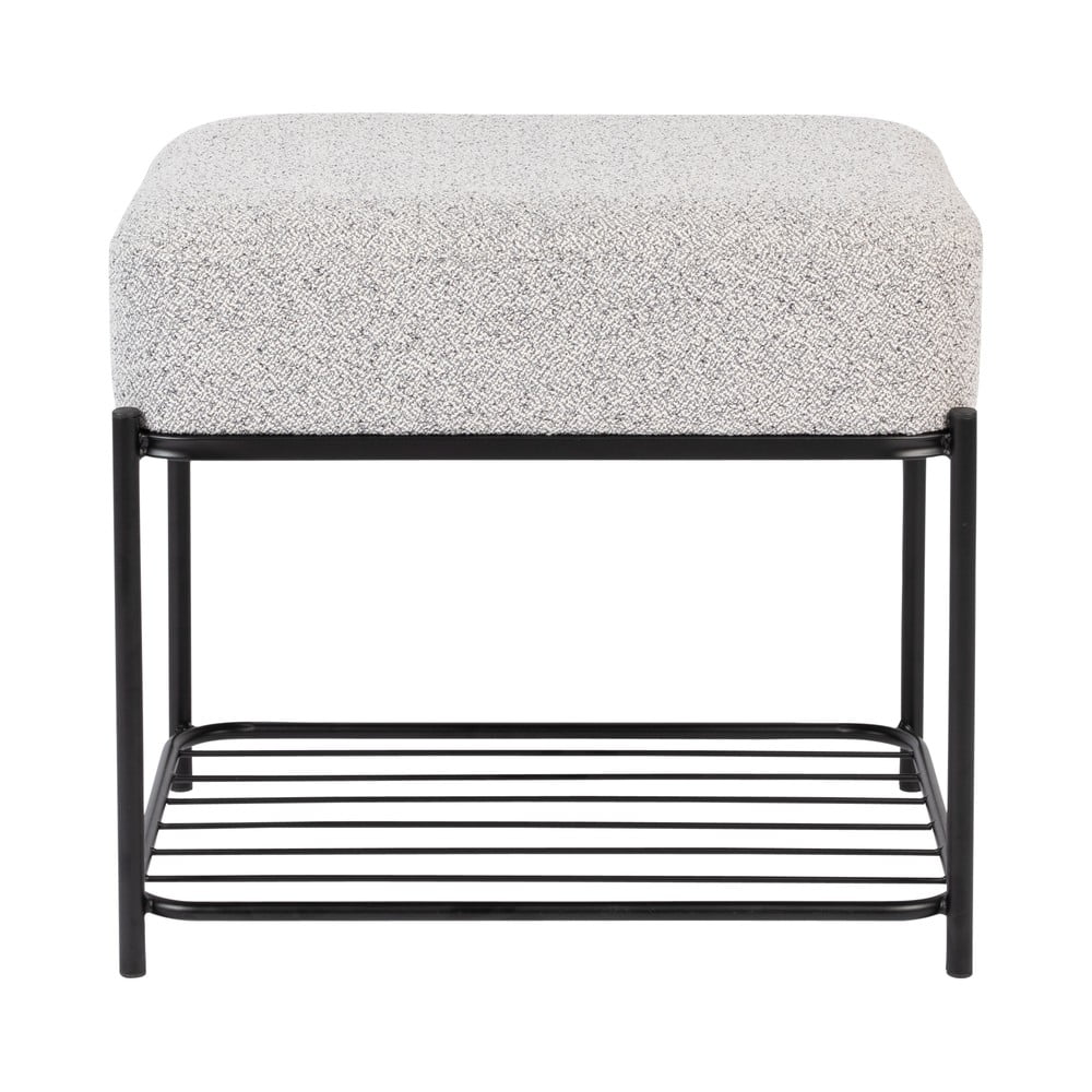 Világosszürke puff Milou – White Label