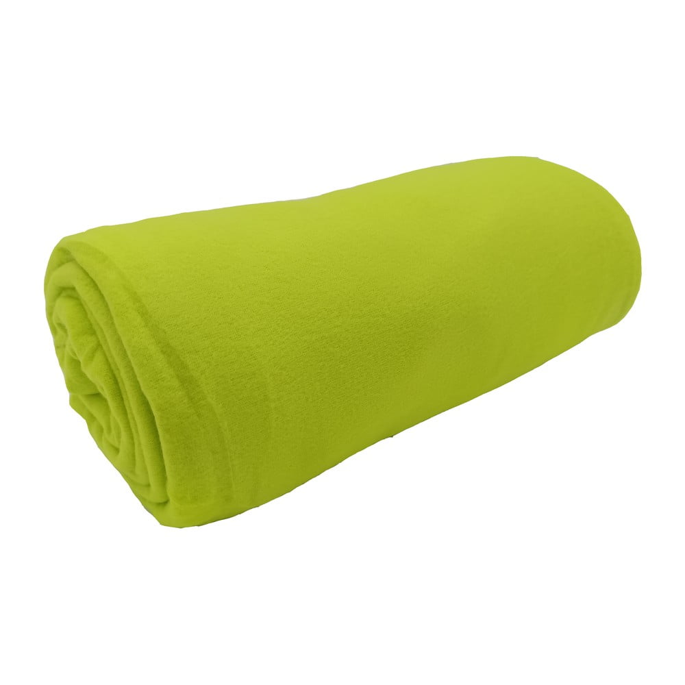 Világoszöld fleece takaró 150x200 cm Plain – JAHU collections