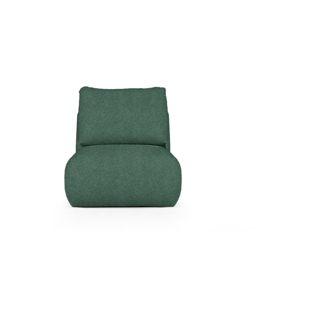 Zöld buklé fotel Mirel – Rodier