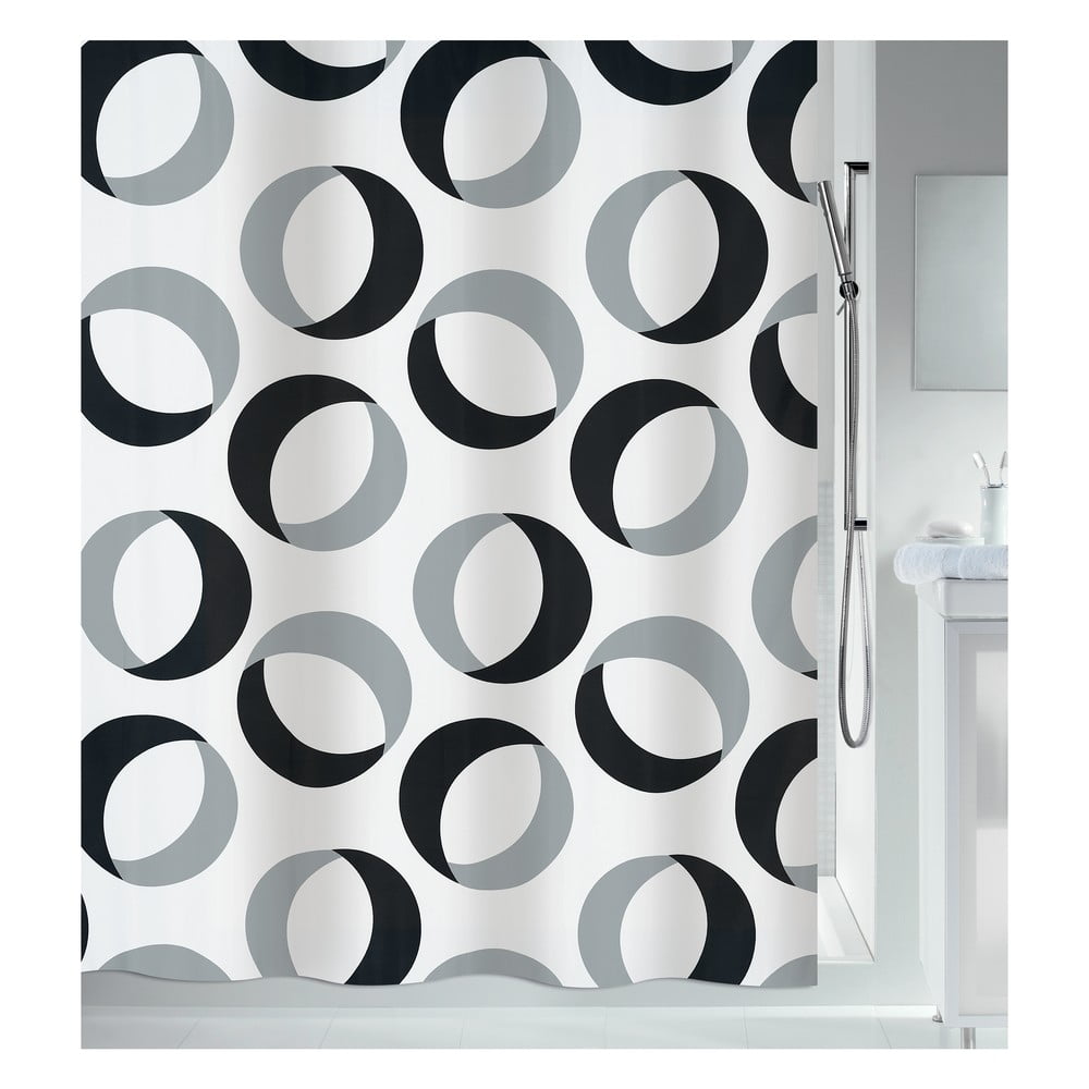 Zuhanyfüggöny 180x200 cm Rings – Spirella