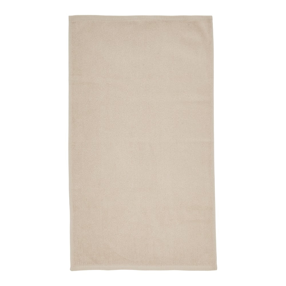 Bézs gyorsan száradó frottír pamut fürdőlepedő 90x140 cm Quick Dry – Catherine Lansfield