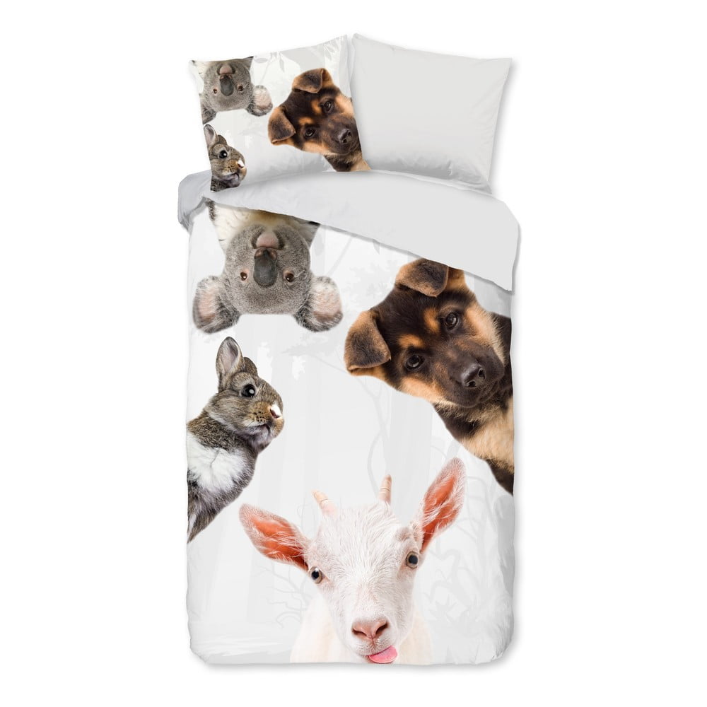 Egyszemélyes-hosszabbított pamut gyerek ágyneműhuzat 140x220 cm Semmie – Good Morning