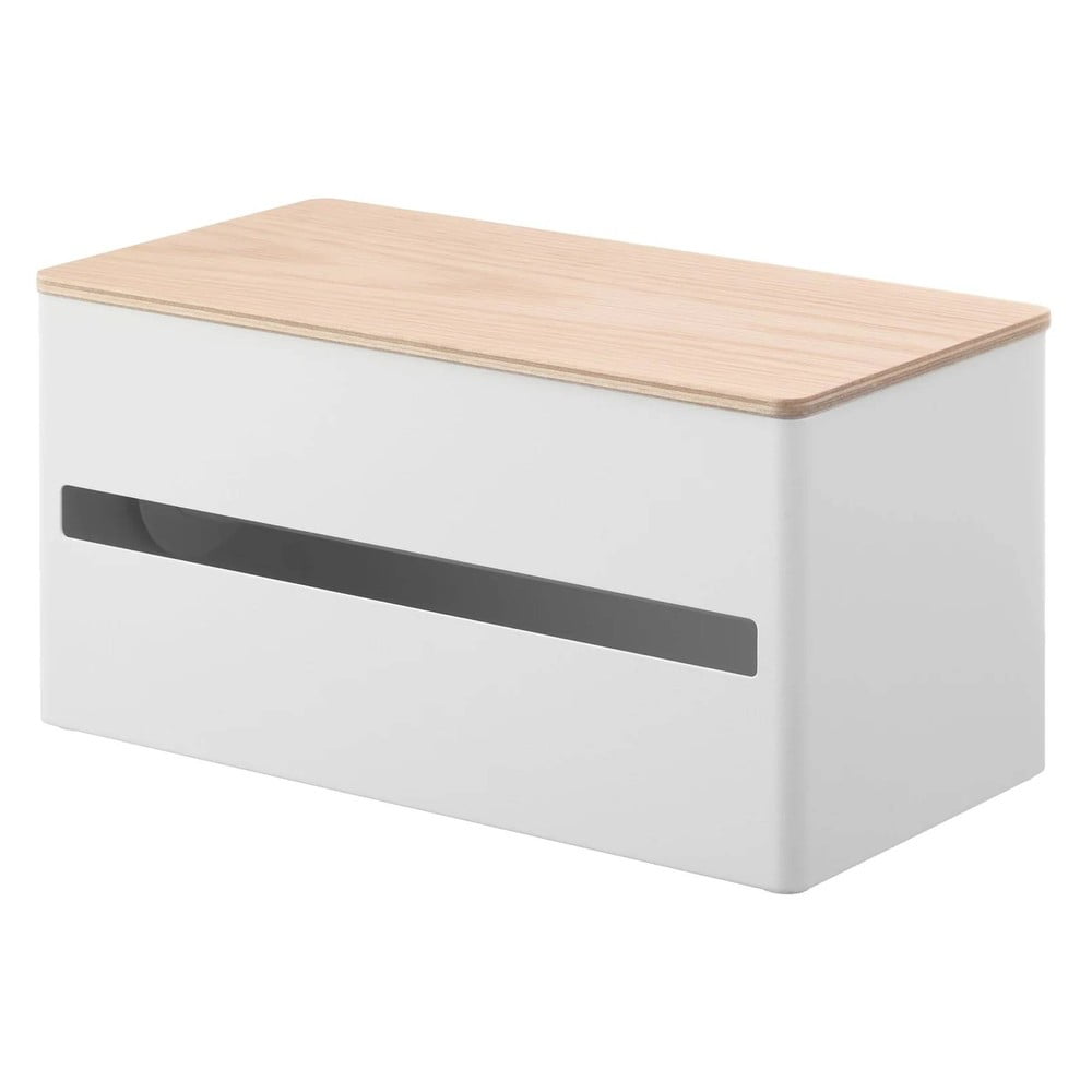 Fehér fém papírtörlő tartó Rin – YAMAZAKI