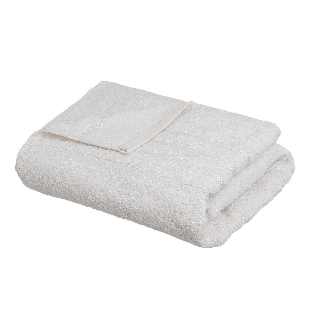 Fehér frottír pamut fürdőlepedő 100x150 cm Simple – Casa Selección