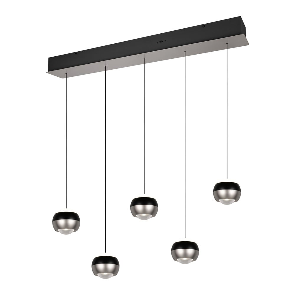 Fekete-ezüstszínű LED függőlámpa Orbit – Trio Select