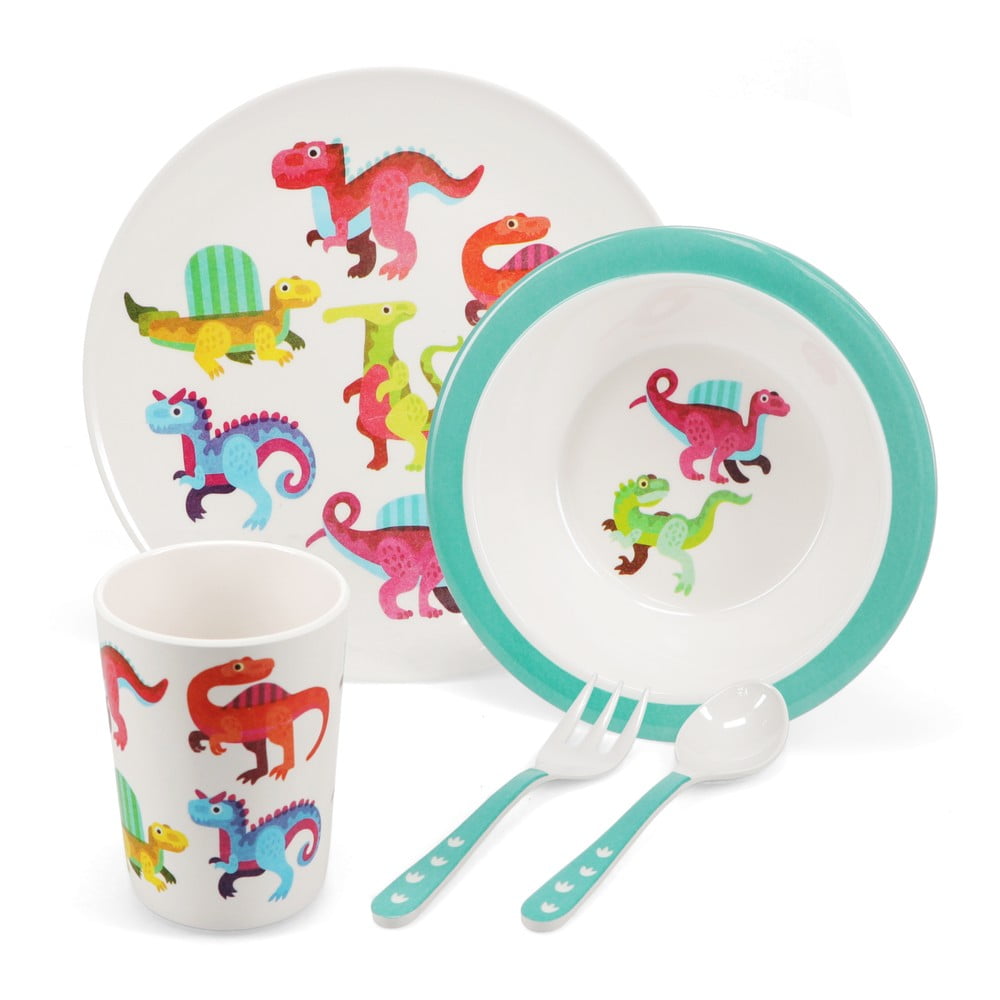 Gyerek étkészlet 5 db-os Baby Dinos – Rex London
