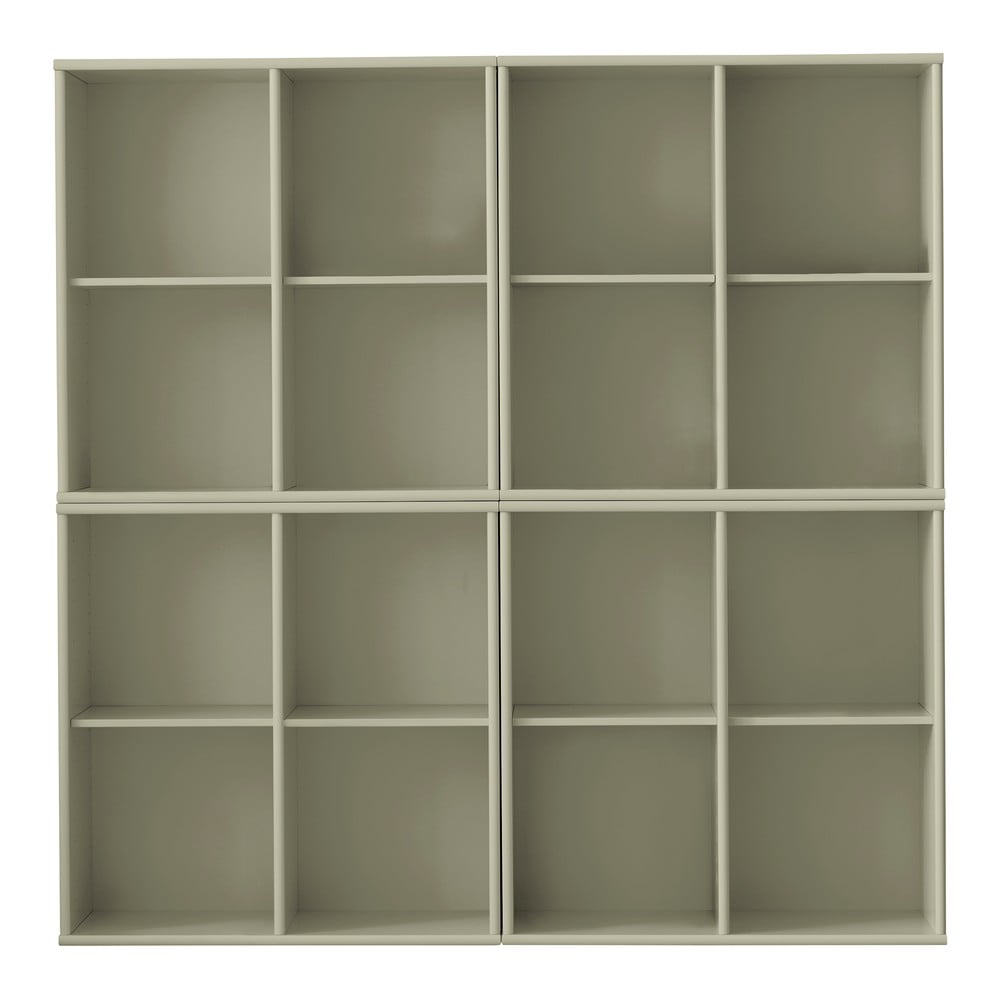 Khaki függő könyvespolc 140x140x27 cm Mistral – Hammel Furniture