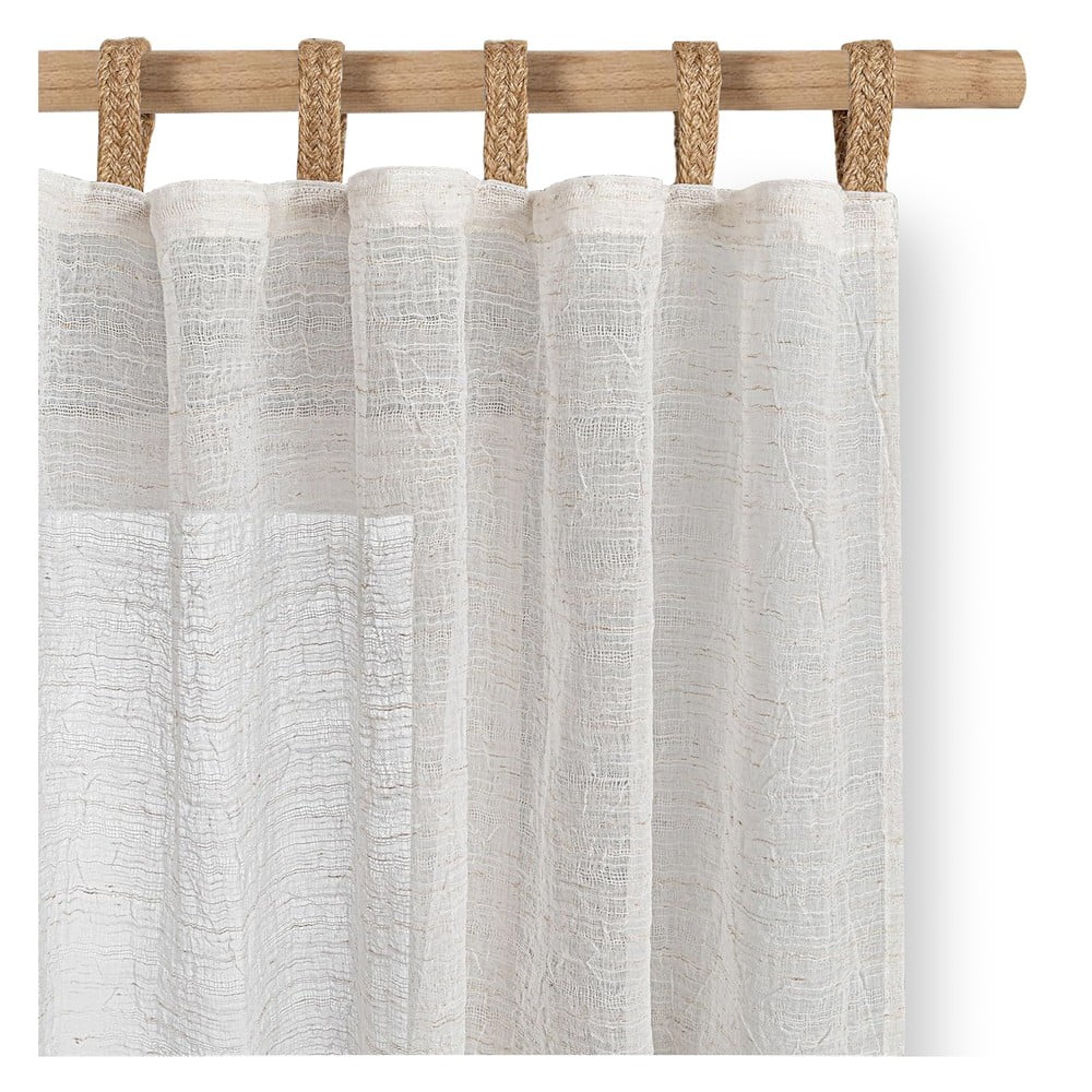 Krémszínű függöny 140x250 cm Drimar – Restilo