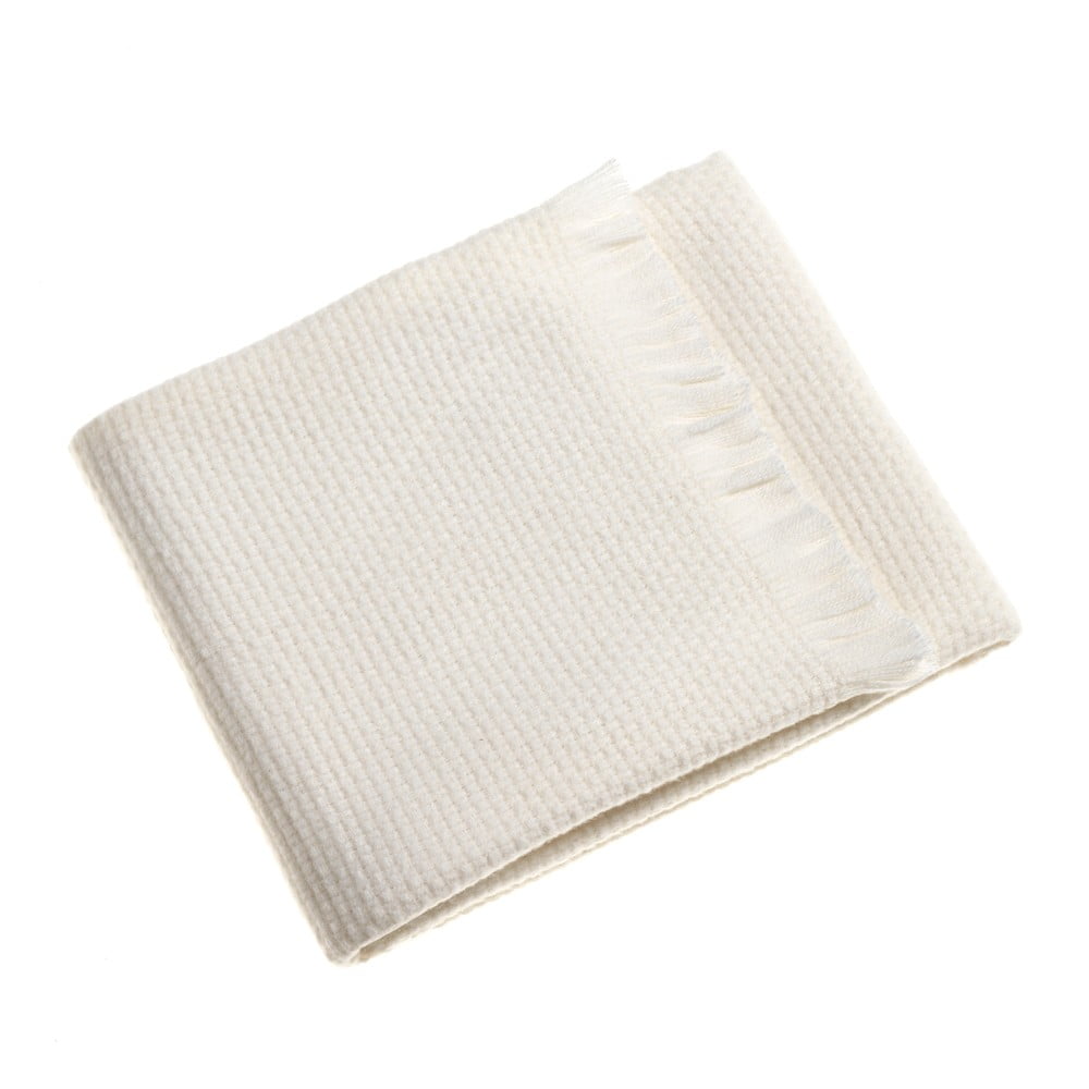 Krémszínű pamutkeverék takaró 75x110 cm Zen – Euromant